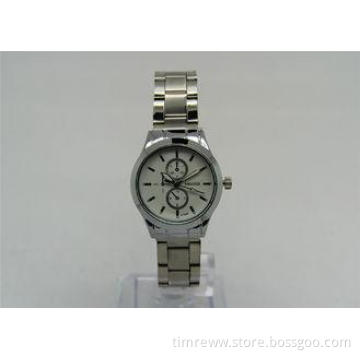 Business Metal Strap Watch 1ATM Waterproof with luminous ha